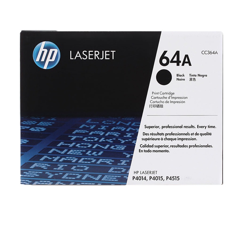 惠普 CC364A 硒鼓 10,000页 黑色(适用 LaserJet P4014/P4015/P4515系列) (支)