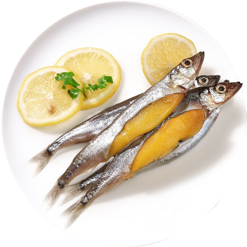 [79元任选3件]千渔旺 加拿大进口满籽多春鱼380g 新鲜带籽鱼冷冻鲜活海鲜水产烧烤食材 海鲜水产