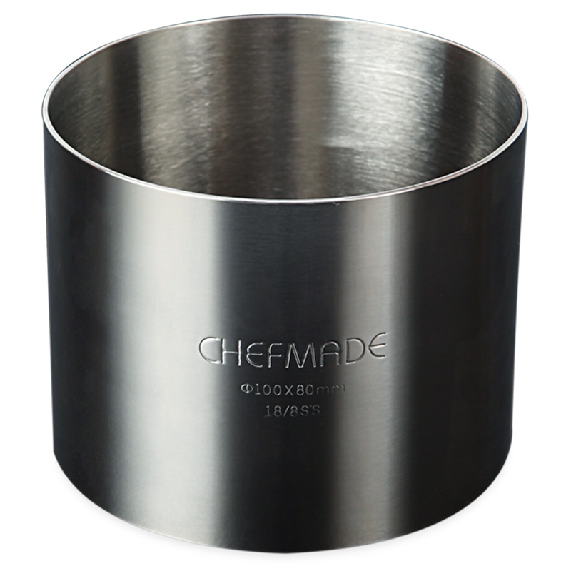 学厨 烘焙工具 4寸不锈钢慕斯圈烘焙模具 圆形 加高 食品级厨房工具WK9311