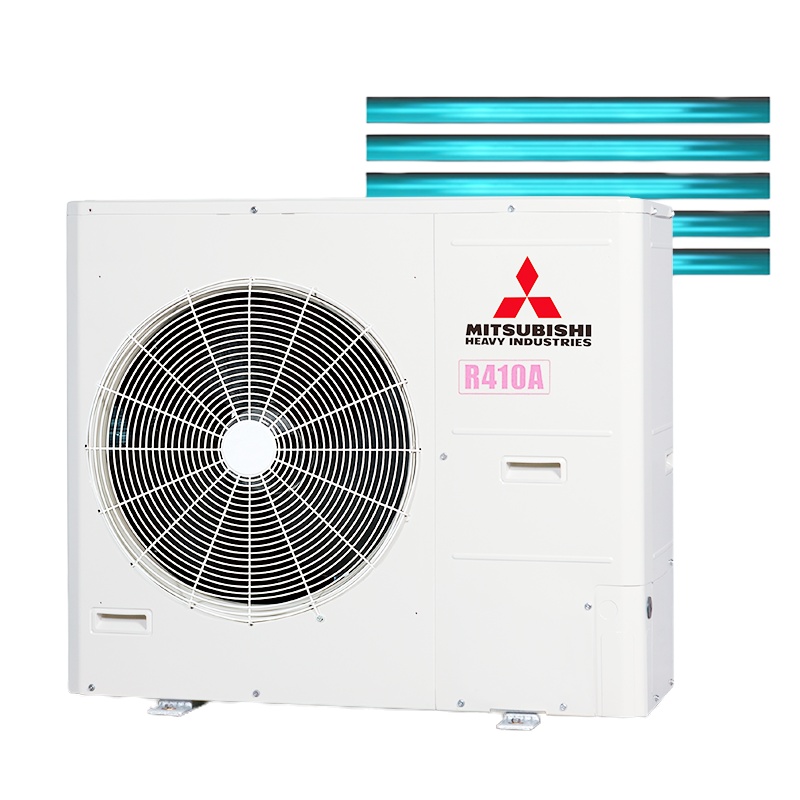 MITSUBISHI三菱重工6匹一拖五家用中央空调KX6mini多联机分体直流变频风管机