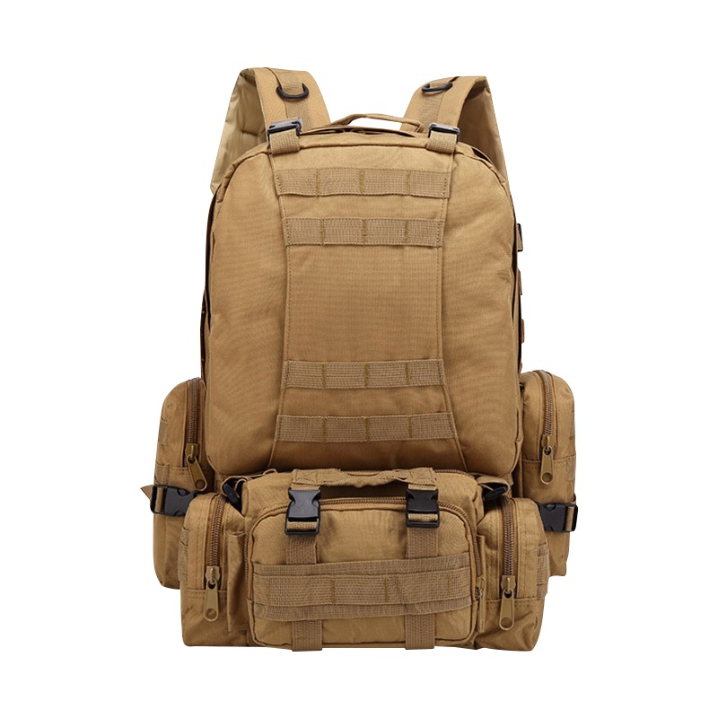 三极户外 Tri-polar TP2023 户外迷彩双肩背包组合包 多功能包大容量 约55L