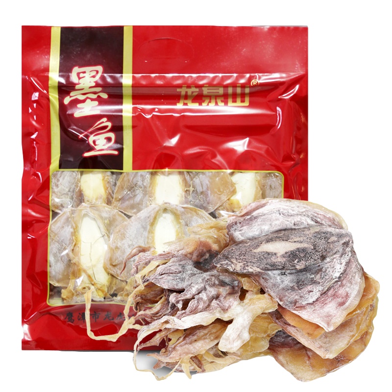 龙泉山墨鱼干250g淡晒乌贼干目鱼干约250g海鲜干货