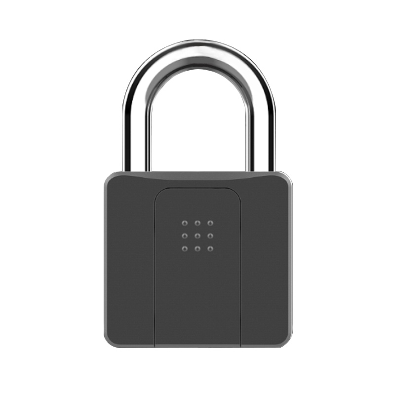 优点智能指纹挂锁大号指纹锁小锁户外防水指纹锁头密码锁带钥匙电子锁K2