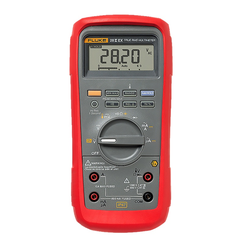 福禄克(FLUKE)F28IIEX/CN 坚固型数字万用表 防水防尘防摔坚固型数字万用表 工业型