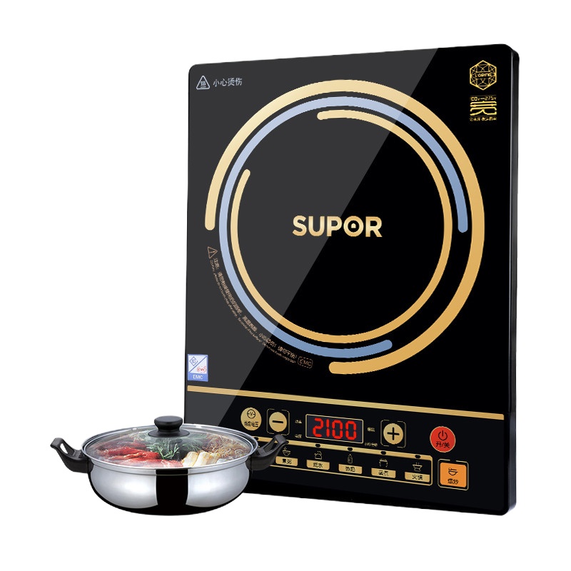 苏泊尔（SUPOR） 电磁炉按键电磁灶家用宽电压火锅电池炉 IA11T-210