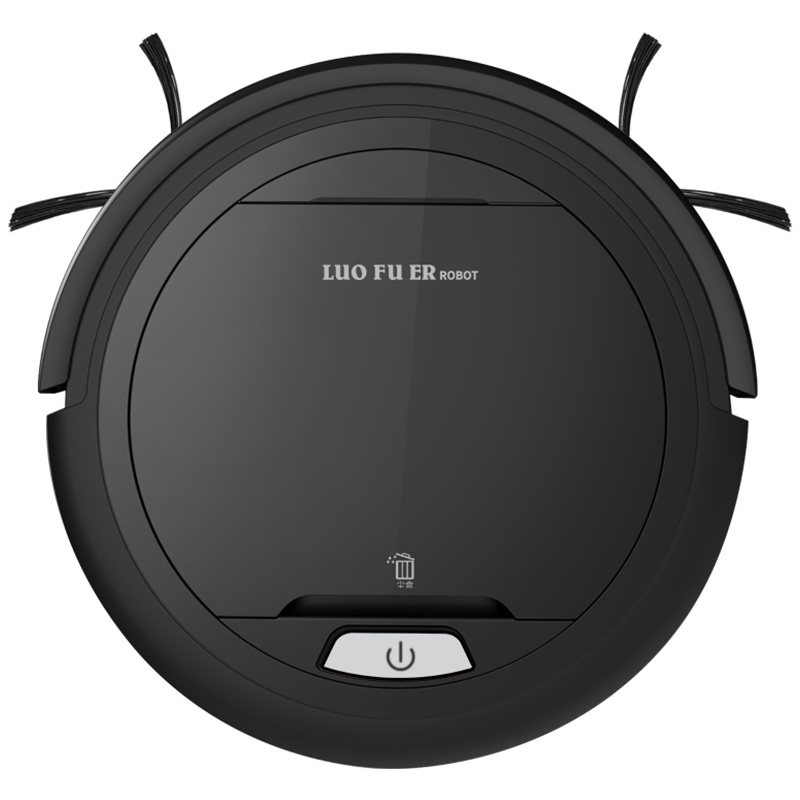 罗弗尔(LUO FU ER)K5扫地机器人擦拖地机全自动家用一体智能吸尘超薄迷你型 黑色