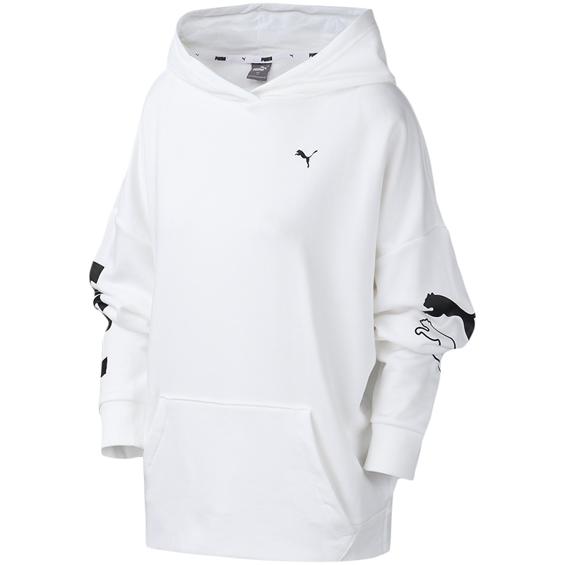 PUMA彪马女装运动服休闲针织连帽卫衣582821