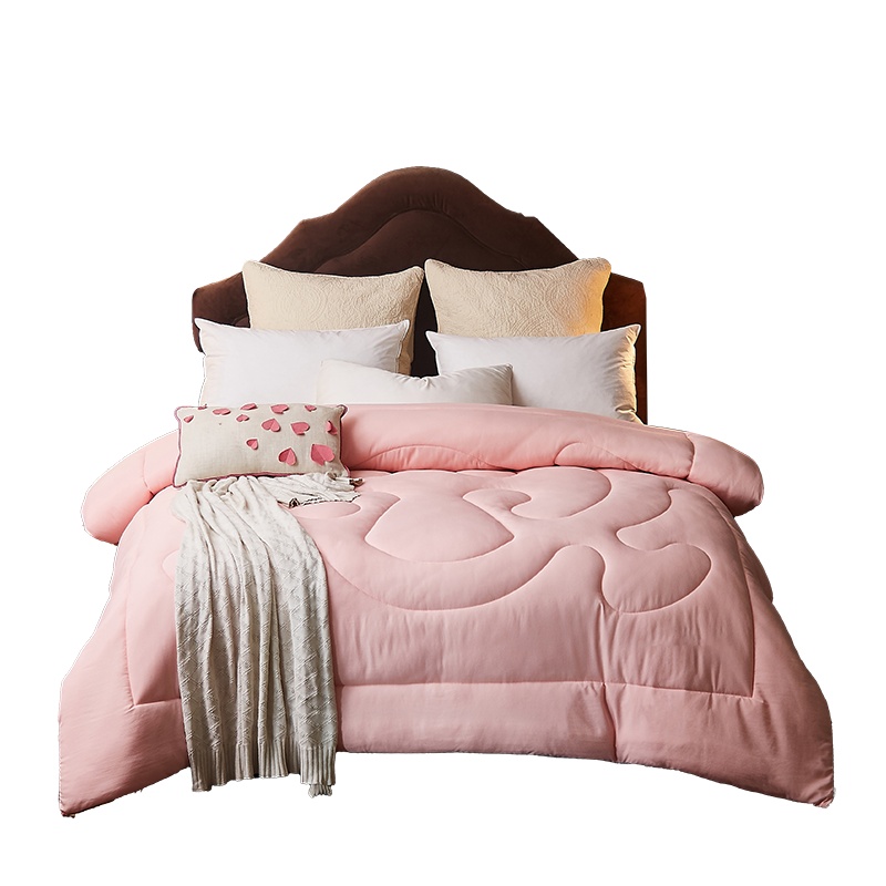 恒源祥家纺 嫣然抗菌亲舒被 粉