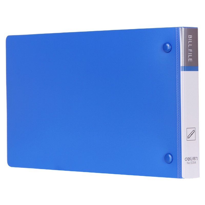 得力(deli)5354财务票据夹(增值税发票需折叠)231*124*18mm