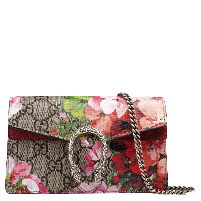 [直营] 古驰(GUCCI) Dionysus系列Blooms印花 迷你号酒神包 女士单肩包 女包