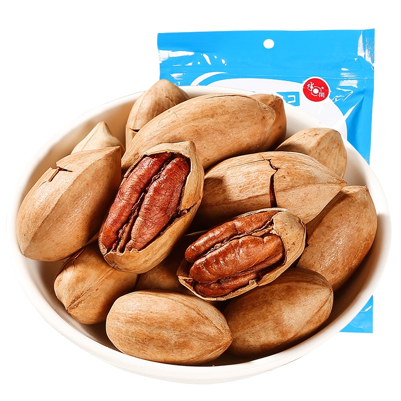 半日闲 碧根果手剥休闲零食坚果炒货 每日坚果