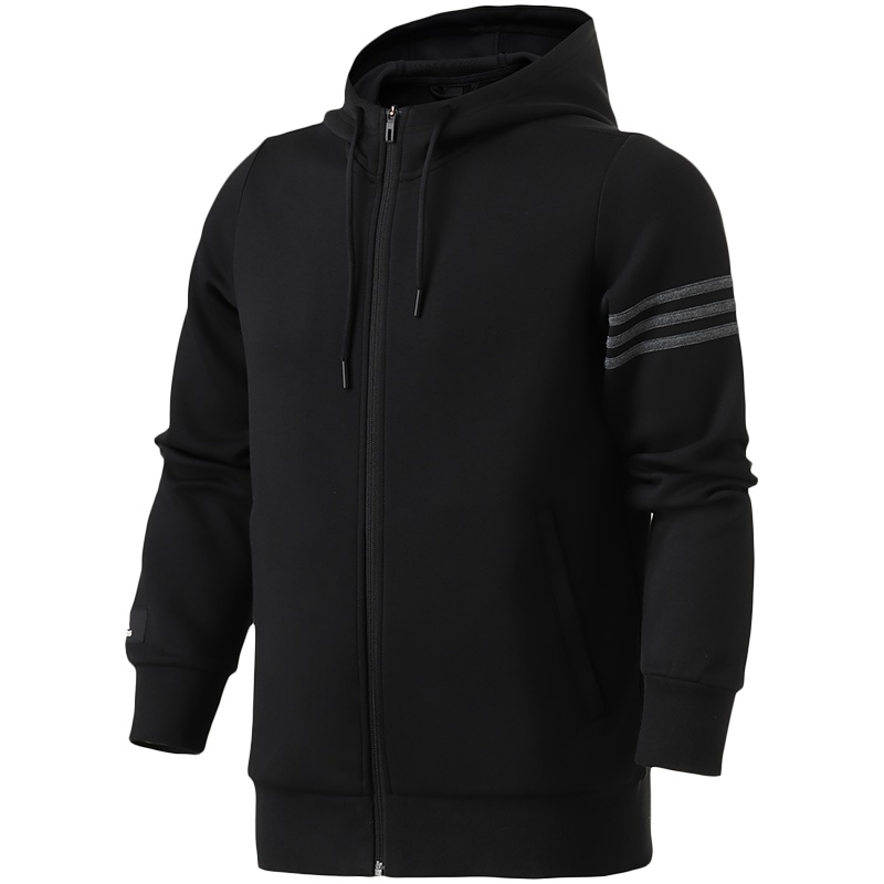 adidas男装夹克外套连帽开衫休闲运动服DY5778 L DY5778黑色