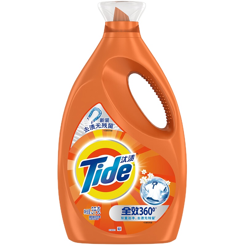 汰渍 1236 全效360度洗衣液 3kg/瓶 新老包装随机发