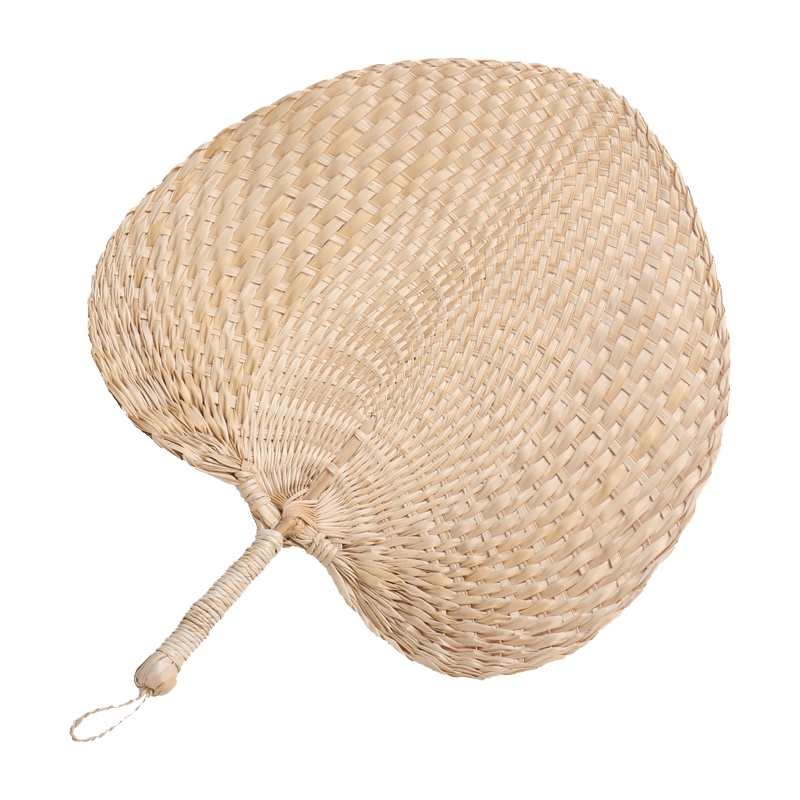 扇子大蒲扇济公扇老式中国风古典宝宝扇 葵扇手工夏季芭蕉扇子 粽叶精编手胶款(手柄更光滑)