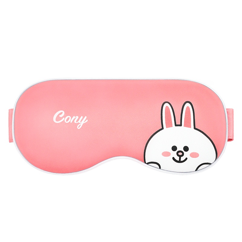 OGAWA奥佳华LINE FRIENDS真丝眼罩OG2512遮光发热午睡神器IP定制款缓解眼部疲劳亲肤眼部按摩器