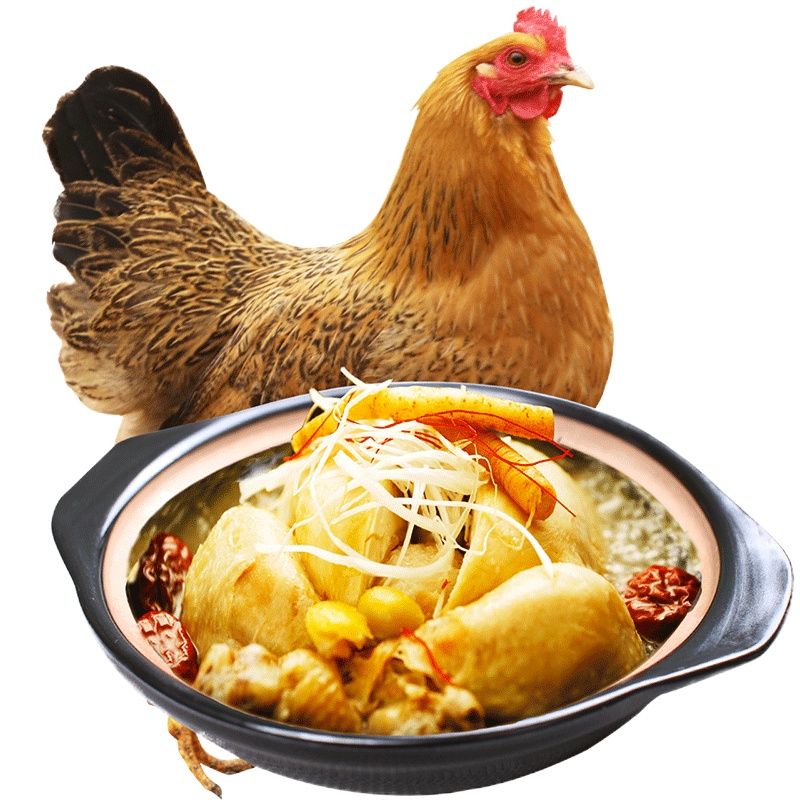 [江苏乡村振兴][财政集采][丰县]桃小淘 老母鸡 2只 真空包装