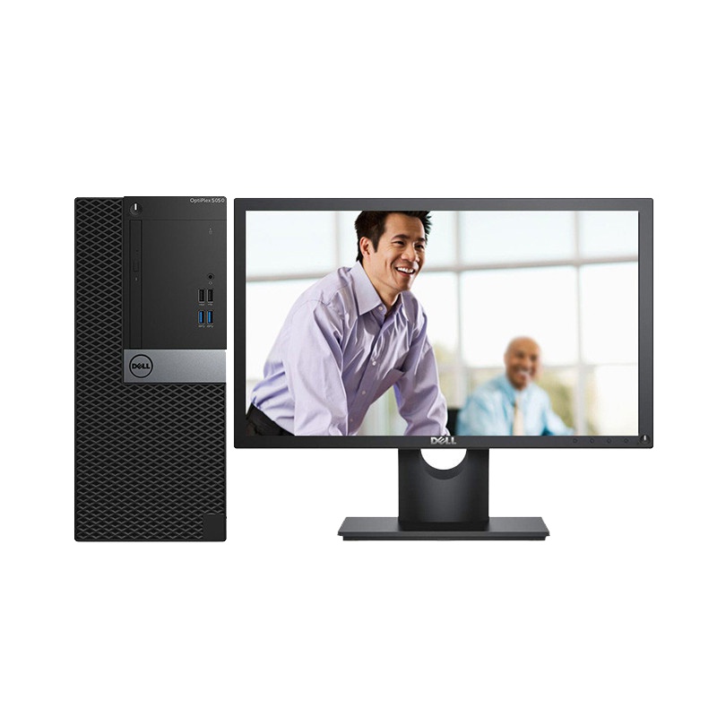 戴尔(Dell)商用电脑Optiplex5050MT(Inteli5-6500 8GB 1T+256SSD Win10)