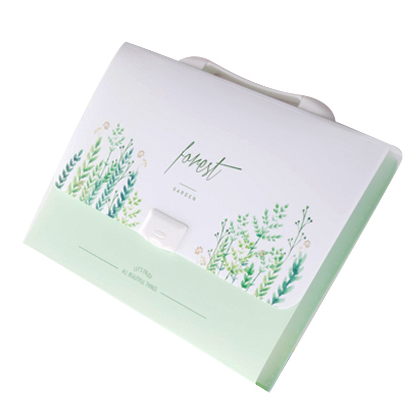 得力风琴包A4学生用多层文件夹袋手提卷子分类收纳盒女试卷夹多功能大容量透明高中生插页资料册分页72393LV