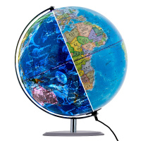 得力 2188 大号带LED灯地球仪学生用 教学桌面摆件星座32cm