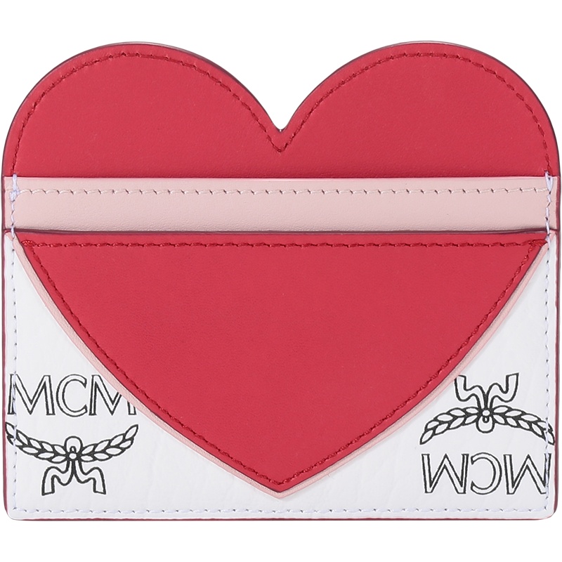 MCM 女士 情人节系列牛皮革/人造革卡包卡夹 MYABSVI01