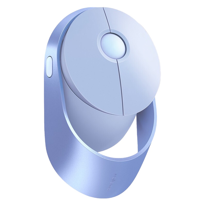 雷柏Ralemo Air1 紫色乐萌鼠标无线充电多模式鼠标