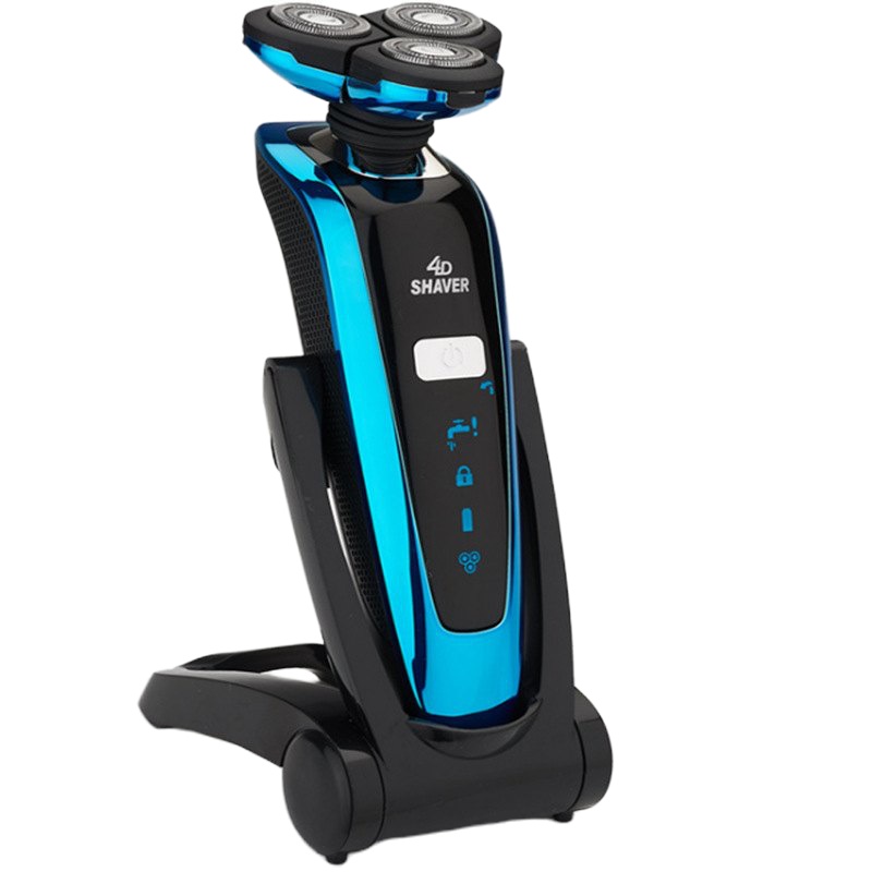 4D电动剃须刀水洗式男士刮胡刀胡须刀充电式剃胡刀RQ8500 电镀星空蓝 8500标配