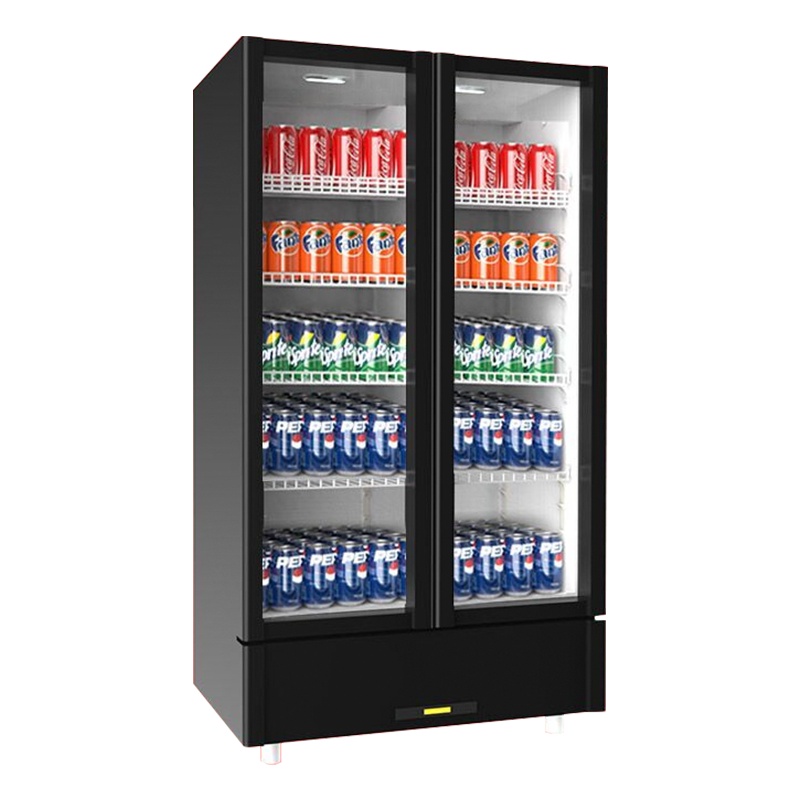 友田(YOUTIAN)商用展示柜 500升大容量立式无灯箱时尚展示柜 超市酒吧餐饮便利店饮料啤酒风冷保鲜柜