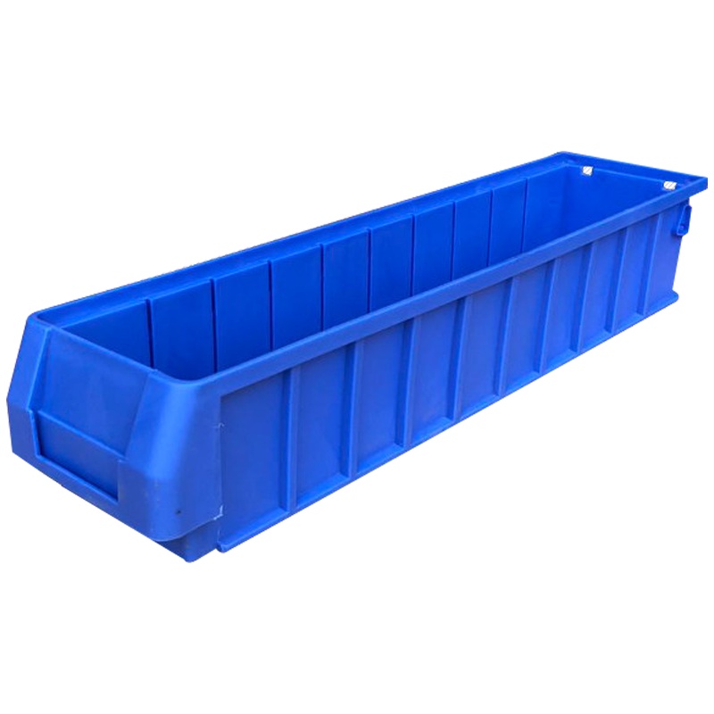 海斯迪克 gnjz-150 塑料分隔式零件盒 五金工具收纳箱螺丝盒 物料盒加厚分格箱 小3号500*117*90 蓝色