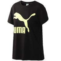 【自营】PUMA彪马女装运动服经典logo运动服休闲跑步短袖T恤596512
