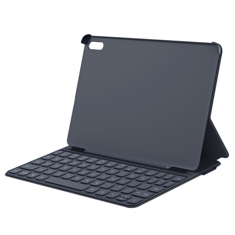 华为 MatePad 10.4英寸智能磁吸键盘保护套(深灰色)1.3mm舒适键程 多屏协同 蓝牙配对 双角度支撑