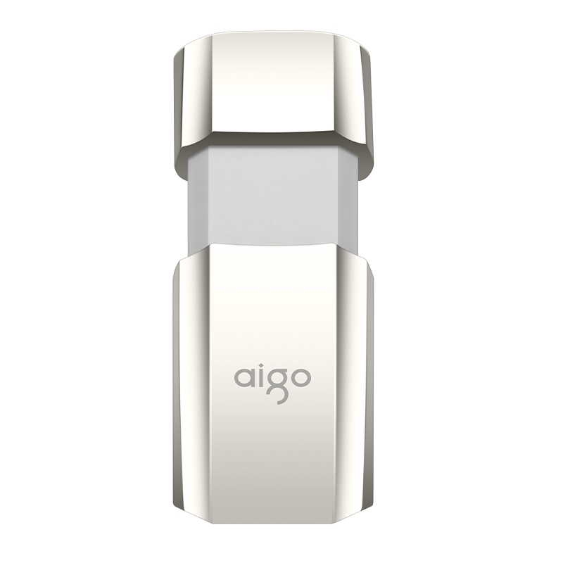 爱国者(aigo)U395超极固态金属u盘 256GB 车载优盘手机电脑两用高速正品创意定制移动固态u盘