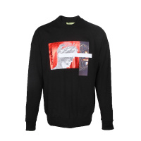 Versace Jeans 范思哲 男士19新款黑色纯棉长袖卫衣（偏大2码）B7GTB7FZ 30180 899