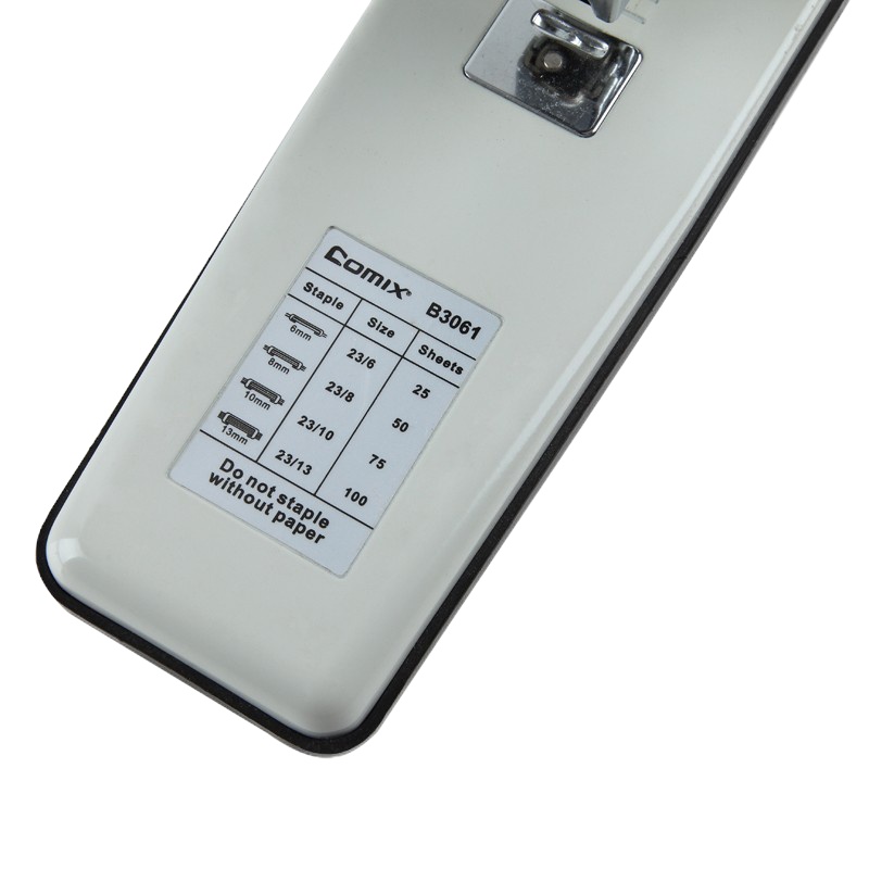 齐心B3061厚型订书机 装订100页 适用订书针3/6-23/13装订机装订器订书器