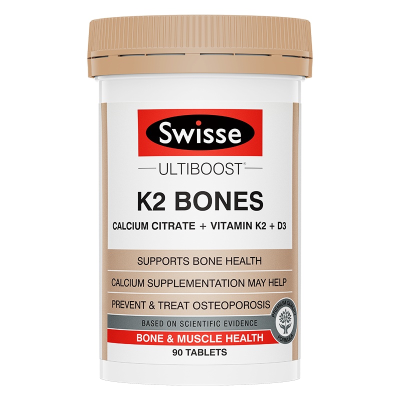 Swisse K2钙维生素D骨骼片 90片