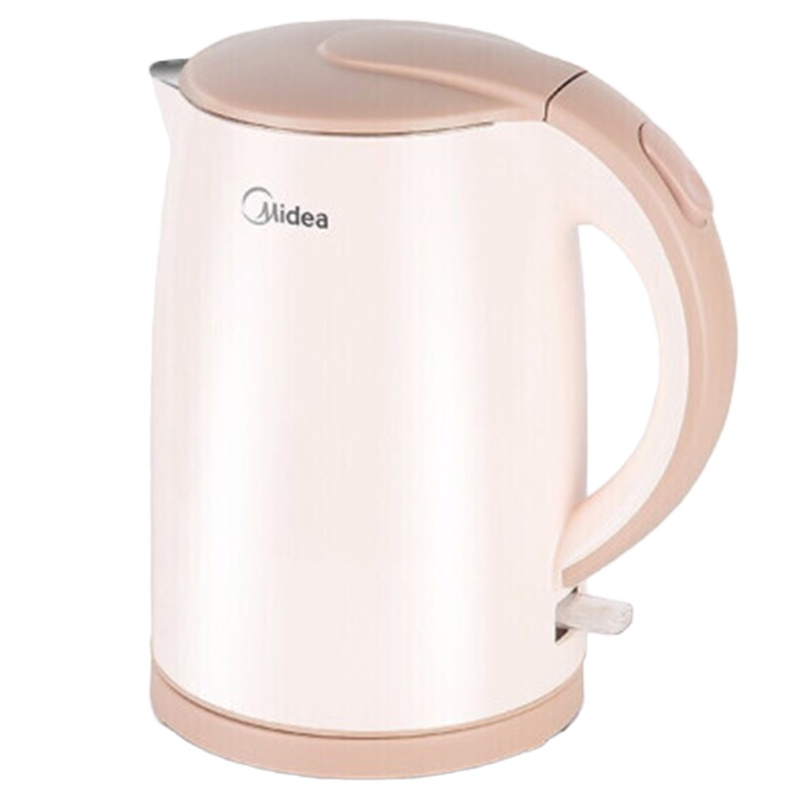 美的(Midea) MK-H415E2j 电水壶 304不锈钢电热水壶 1.5L家用双层防烫烧水壶