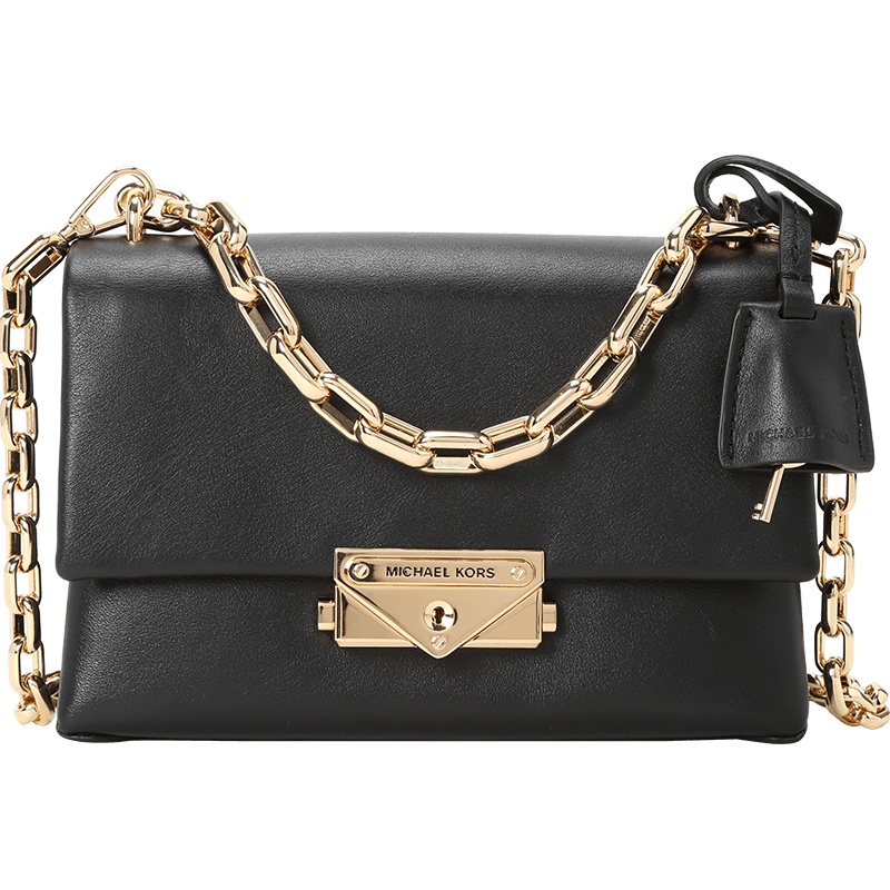 MICHAEL KORS 迈克科尔斯 Cece 链条包 单肩包 斜挎包迷你 锁扣光面皮32S9G0EC0L金扣