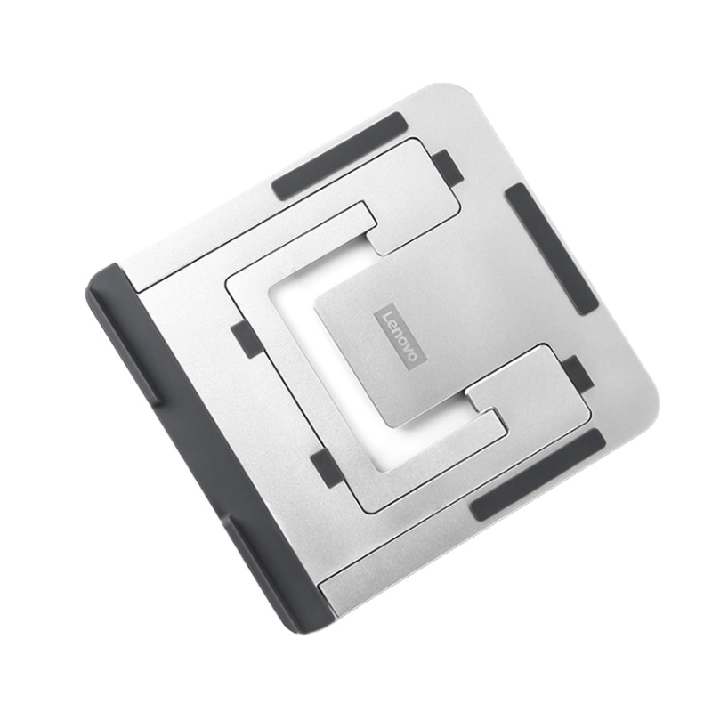 联想笔记本电脑散热器 8档调节 拯救者r9000p铝合金便携可折叠 NS10旗舰银色版