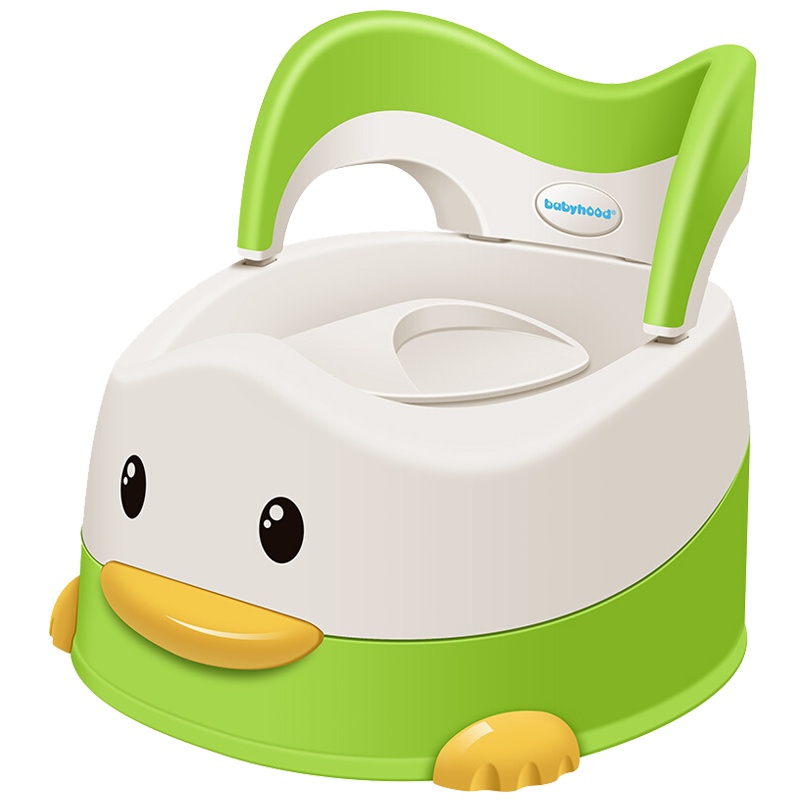 世纪宝贝(babyhood)儿童马桶宝宝坐便器婴儿便盆 幼儿男女小孩尿盆 BH-114 绿色