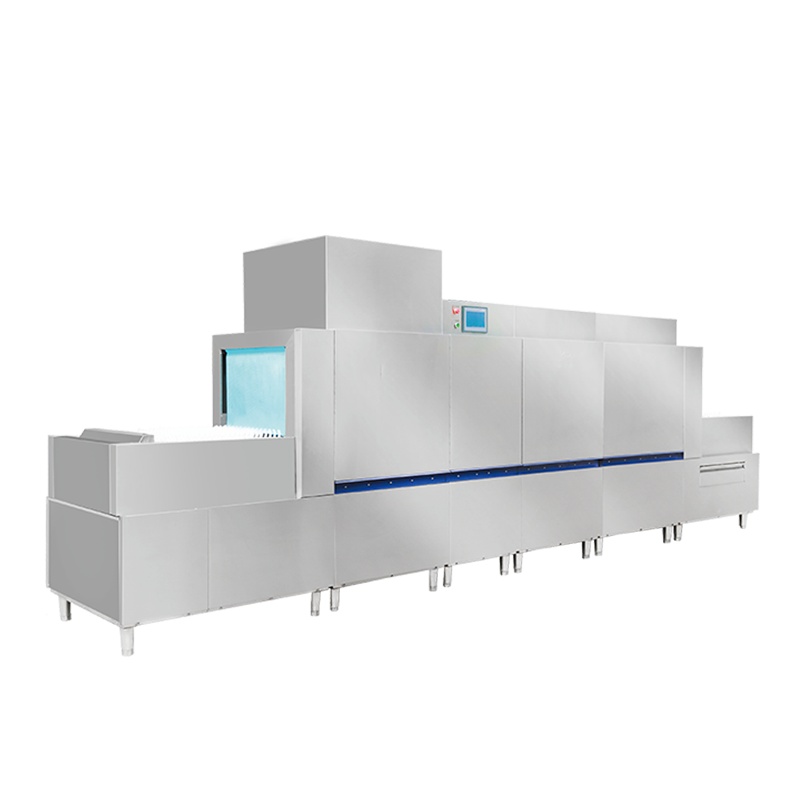 满森 Masain 大型商用全自动大容量酒店 工厂 学校食堂碗碟筷子清洗双缸单喷淋通道式带烘干商用洗碗机