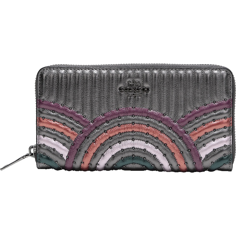 COACH 蔻驰 女士皮质长款钱包钱夹 38910