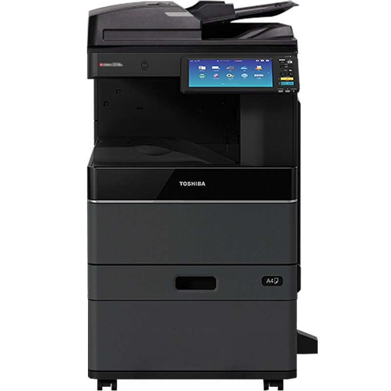 东芝(TOSHIBA)FC-2110AC多功能彩色数码复合机 双面/打印/复印 含双面器+自动输稿器+单纸盒+工作台