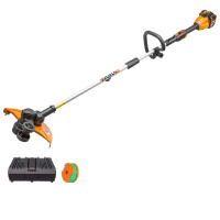 威克士(WORX)锂电打草机WG184E 40V33厘米电动割草机草坪机园林园艺工具