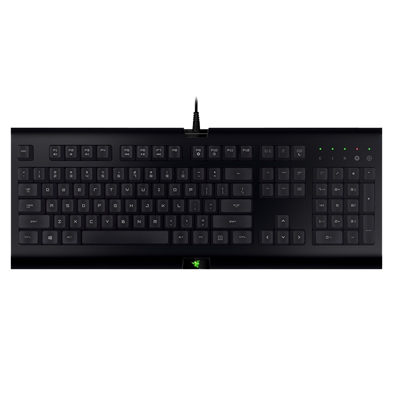 雷蛇(Razer)萨诺狼蛛 标准版无背光键盘 有线办公键盘 104键 英雄lol绝地求生cf吃鸡神器