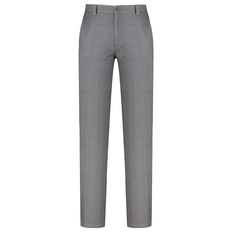 Youngor/雅戈尔秋季新品男士商务休闲棉涤混纺DP免烫蓝色休闲裤096DWY