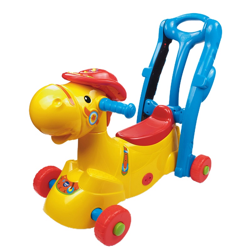 VTech伟易达多功能摇马儿童摇摇马木马摇椅宝宝滑行车两用可坐骑