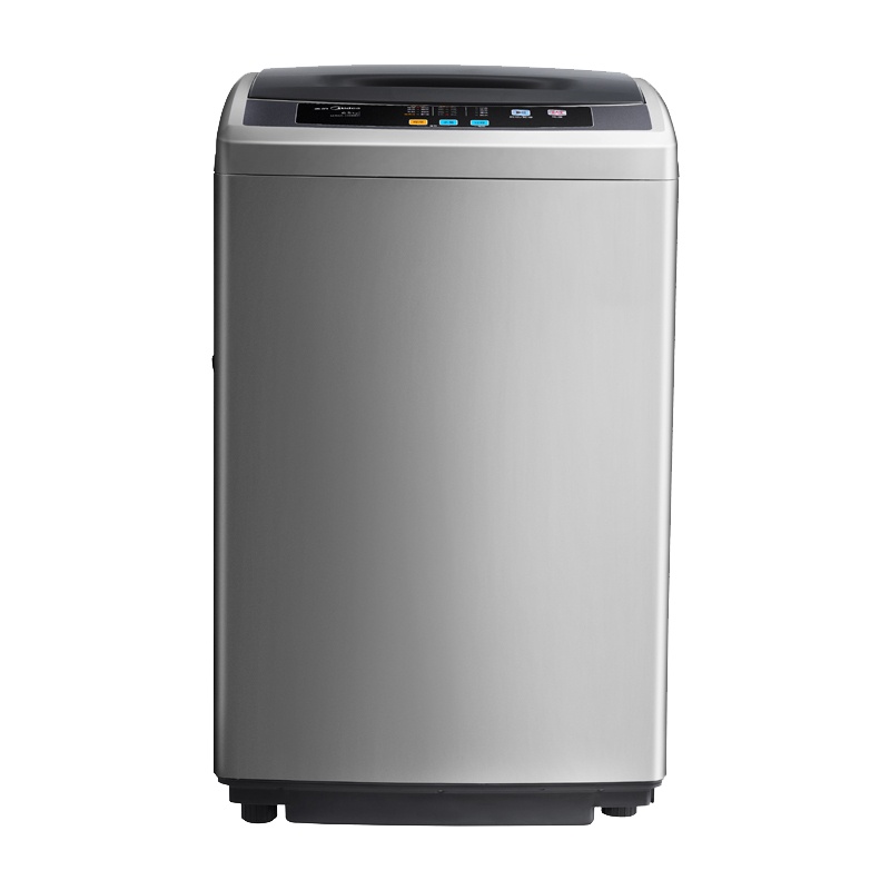 美的(Midea)6.5公斤全自动波轮洗脱一体洗衣机 小型 迷你洗衣机非变频 家用智力灰 小家 MB65-1000H