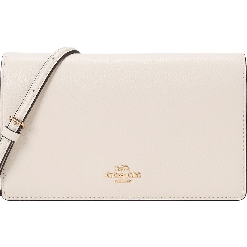 COACH 蔻驰女包 字母马车 斜挎包 单肩包 字母马车标粒面皮F3037金扣