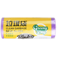 得力(deli)9584彩色加厚型垃圾袋 50*60CM垃圾袋 点断式 韧性好 10卷装