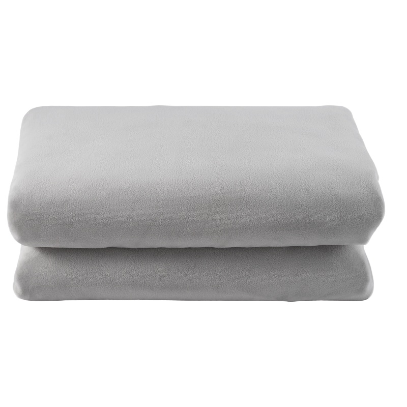 美的(Midea)石墨烯电热毯取暖毯电褥子电暖器气家用速热盖腿毯省电保暖办公宿舍单人恒温可披挂亲肤款 HTX06T纯色