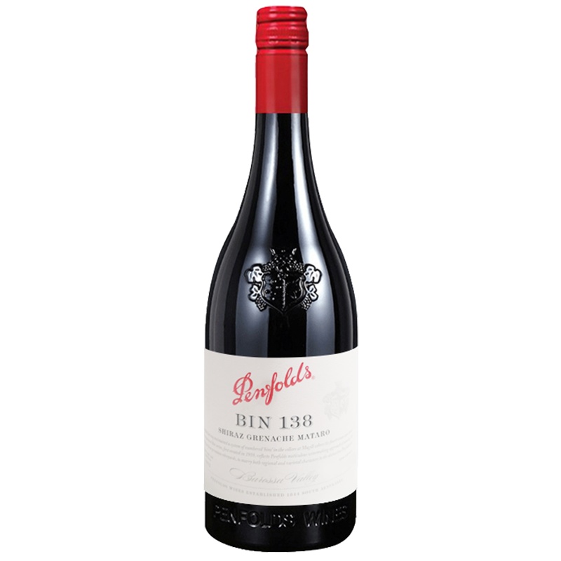 [“老巴罗萨谷树藤”]奔富(Penfolds)BIN138设拉子歌海娜红葡萄酒750ml红酒 澳大利亚进口 [富邑旗下]